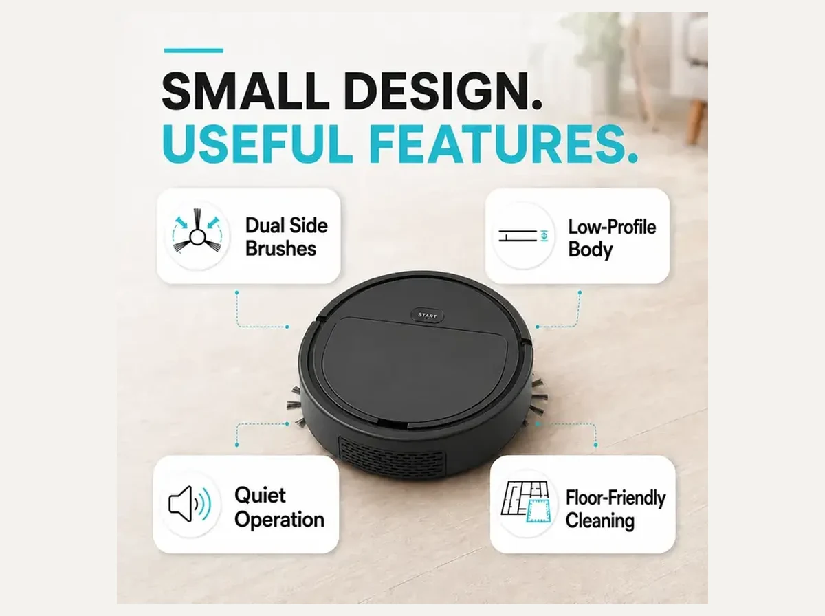 Small Design. Useful Features. Built For Busy Households.